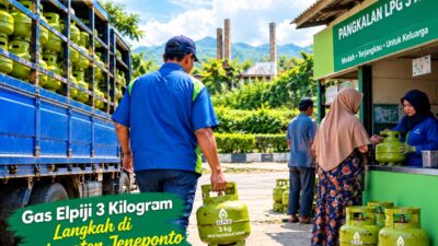 Warga Jeneponto Keluhkan Kelangkaan LPG 3 Kg, Harga Melonjak