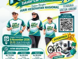 Fun Walk HKN ke-62 Takalar Dibuka, Pendaftaran hingga 10 Oktober