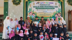Masjid Jabal Nur dan KB-TK Pelangi Gelar Maulid Nabi