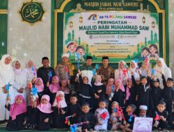 Masjid Jabal Nur dan KB-TK Pelangi Gelar Maulid Nabi