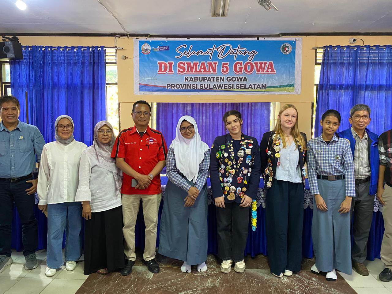 Rotary Club Ujung Pandang Sosialisasikan YEP di SMAN 5 Gowa, Peluang Belajar Lintas Negara Dibuka