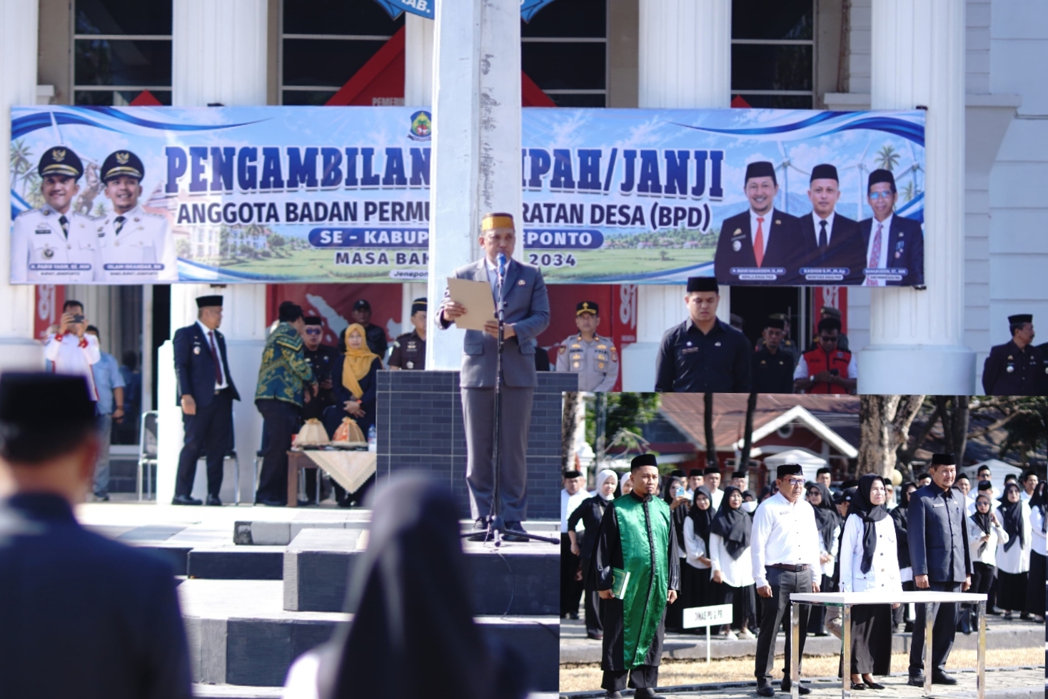 Pimpin Sumpah Janji Anggota BPD Jeneponto, Bupati Tegaskan Ini!