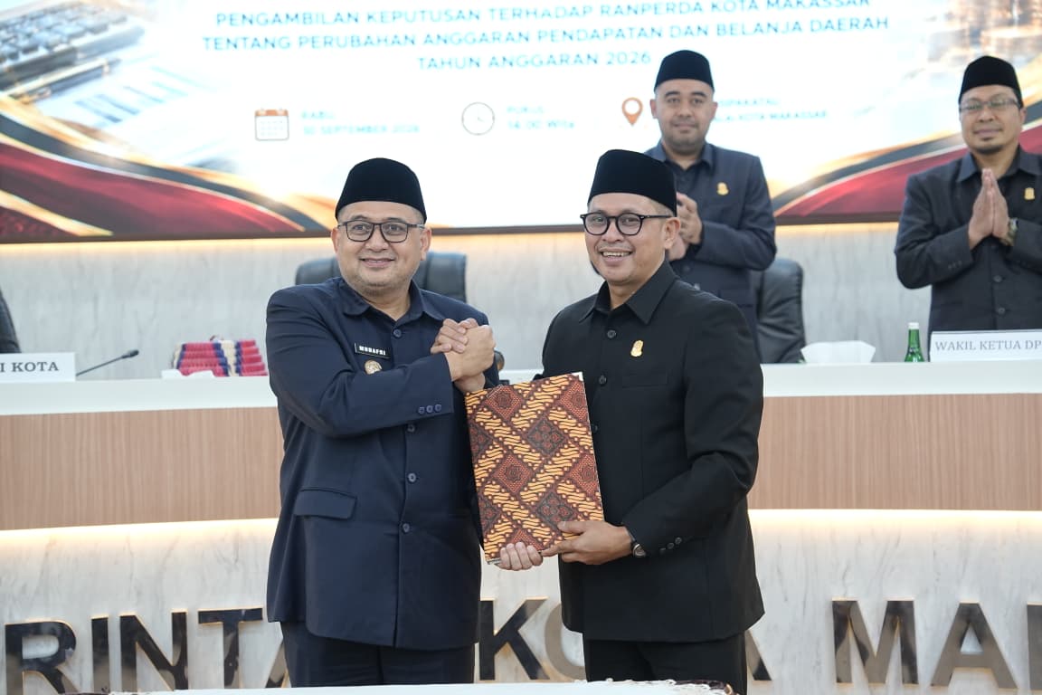 Tok!, APBD Perubahan Makassar Rp5,26 Triliun Disahkan
