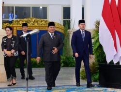 Prabowo Lantik Sejumlah Menteri dan Pejabat Tinggi Negara, Kabinet Merah Putih Dirombak