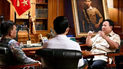Dari Hambalang, Prabowo Tekankan Komunikasi Pemerintah Harus Dua Arah