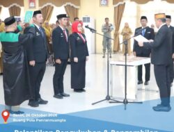 Bupati Jeneponto Lantik Tiga Pejabat, Tekankan Profesionalisme dan Pelayanan Publik