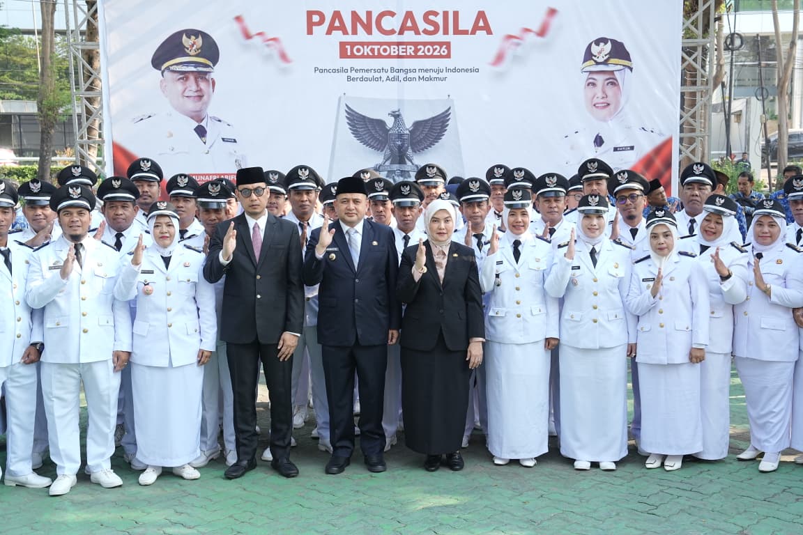 Munafri-Aliyah Hadiri Upacara Hari Kesaktian Pancasila 2026