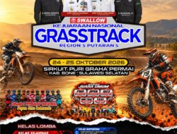 Mesin Mengaum, Nyali Di Uji Pembalap Papan Atas Siap Bertarung di Kejurnas Grasstrack
