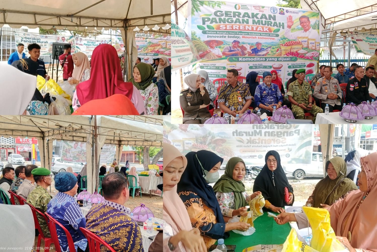 Peringati Hari Pangan Sedunia, Pemkab Jeneponto Gelar GPM