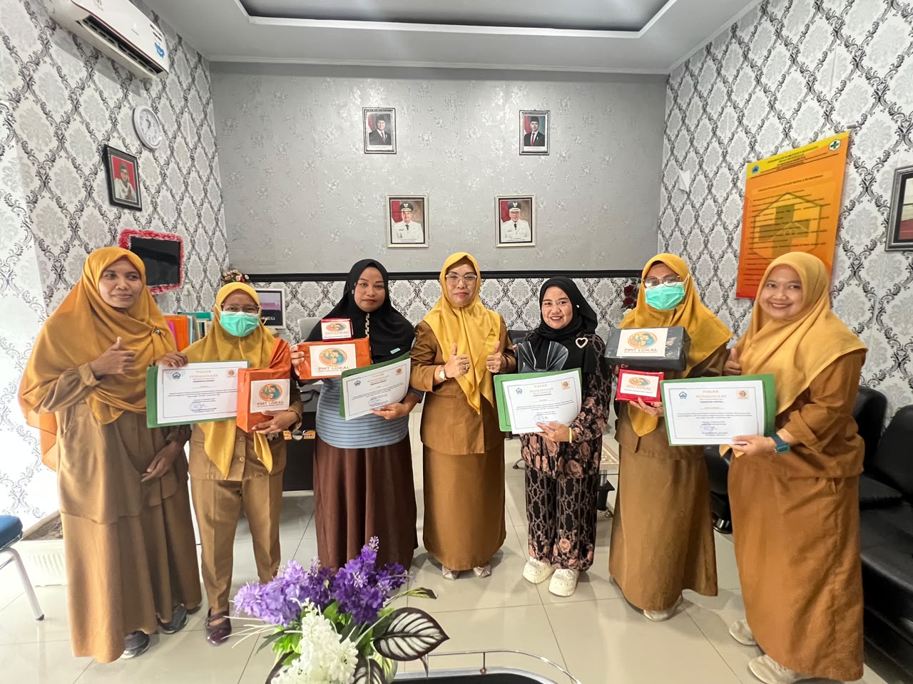 Puskesmas Baruga Apresiasi Kader PMT Lokal, Kunci Cegah Stunting