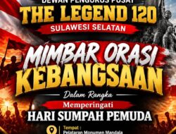 Tunjukkan Kecintaan Kepada NKRI di Moment Sumpah Pemuda, The Legend 120 Menyatakan Sikap.