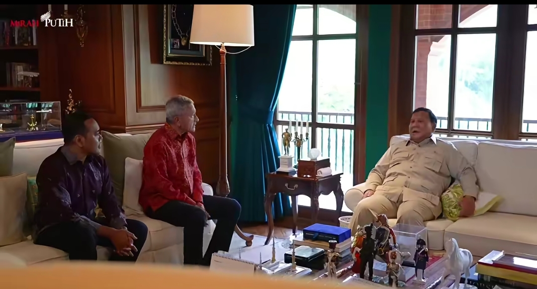 Prabowo Terima Menlu Singapura di Hambalang, Bahas Hubungan Bilateral?