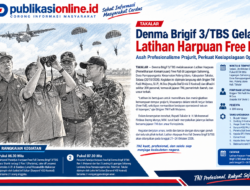 Bupati Takalar Saksikan Latihan Free Fall Denma Brigif 3/TBS, 21 Prajurit Terjun dari Hercules