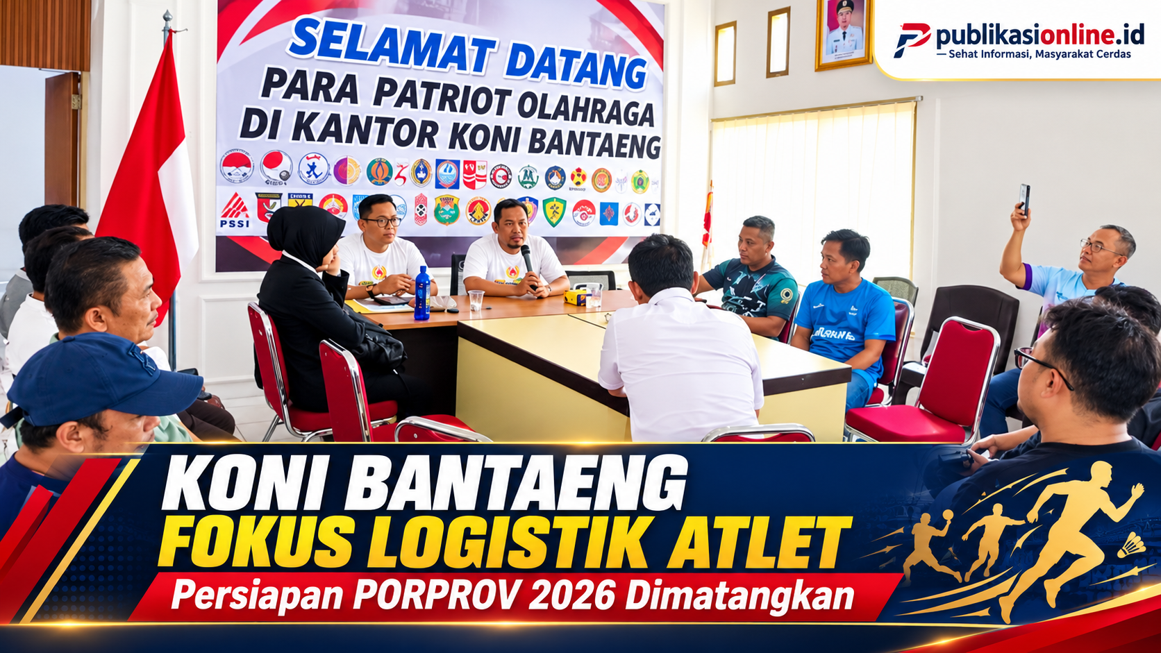 KONI Bantaeng Fokus Logistik Atlet, Persiapan PORPROV 2026 Dimatangkan